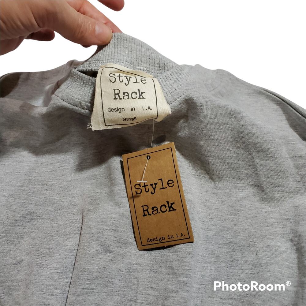 Style Rack | Light Grey Mini Dress | Size Small - Picture 5 of 5